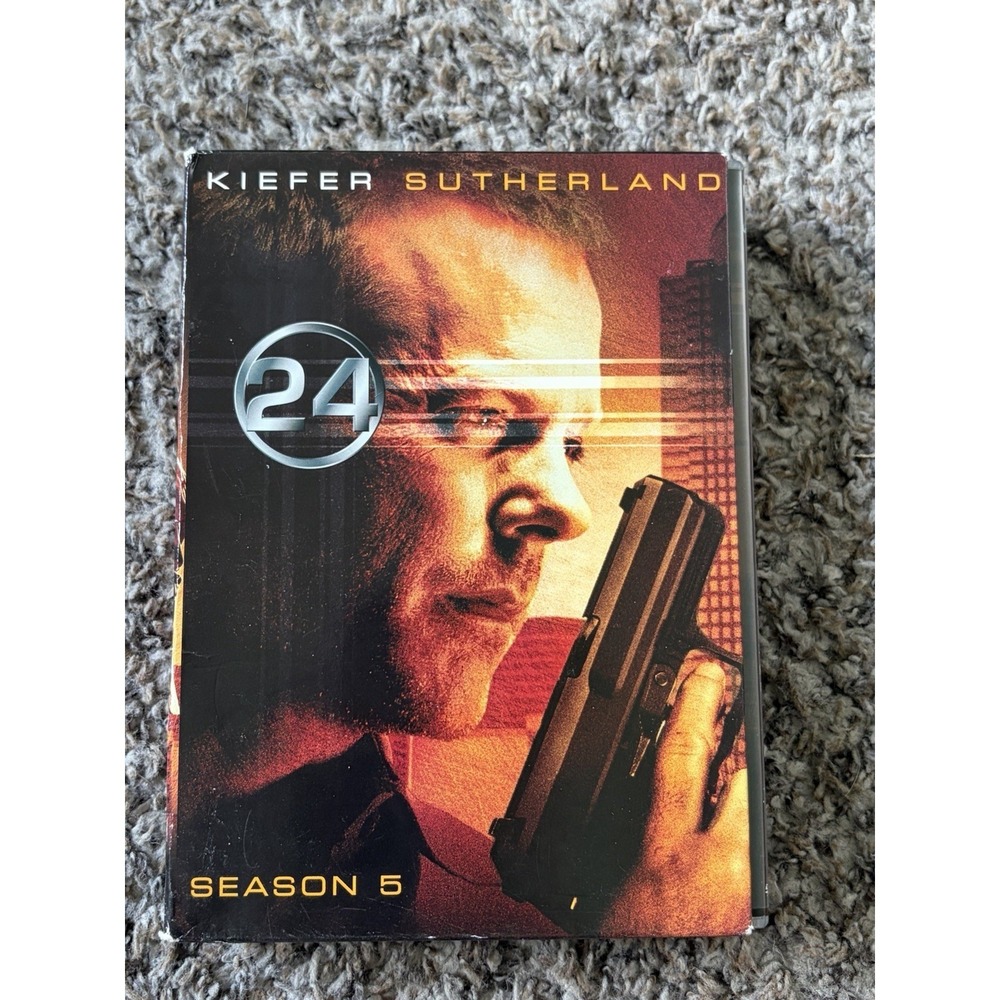 24: Season 5 (DVD, 2006, Widescreen, 7-Disc Set) TV Series Show CIA Action